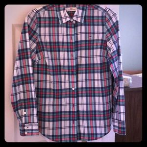 Vineyard Vines striped button down collared shirt